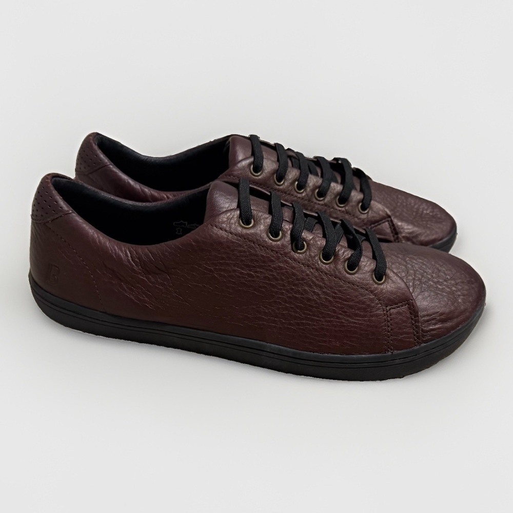 Birchbury Bramford Men's 11 Burgundy Leather Barefoot Sneakers